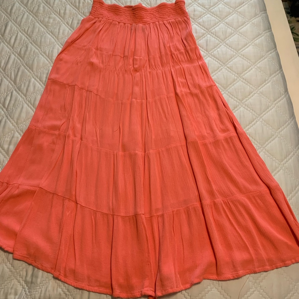 Long flowing skirt